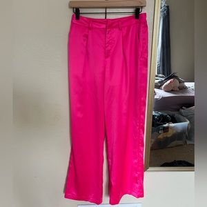 Hot pink slacks size medium